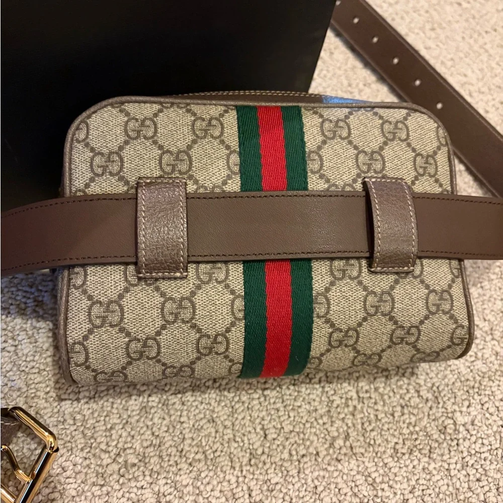 Gucci Ophidia GG Supreme belt bag. Carried once. Excellent condition - Picture 11 of 13